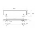 Полка Bemeta Omega 104102212