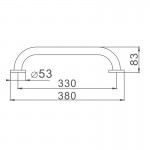 Поручень D-Lin D202101, хром