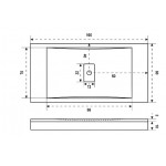 Поддон для душа Good Door Flow 100x80 белый