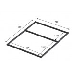 Ножки для душевого поддона Good Door Essentia 100x80 КП00014