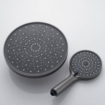 Душевая система Shevanik S4336T, оружейная сталь