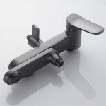 Душевая система Shevanik S4336T, оружейная сталь