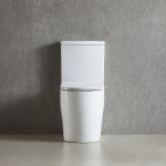 Унитаз-компакт безободковый с сиденьем микролифт Azario LUMA TORNADO FLUSHING белый AZ-1253ST