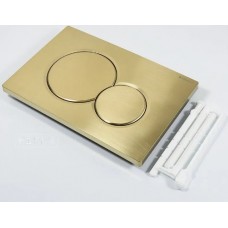 Кнопка смыва Geberit SIGMA O1 BRUSHED GOLD