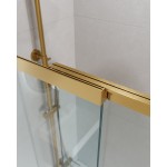 Шторка на ванну Cezares Slider 90 прозрачное стекло профиль золото SLIDER-VF-11-90/150-C-BORO