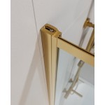 Шторка на ванну Cezares Slider 90 прозрачное стекло профиль золото SLIDER-VF-11-90/150-C-BORO