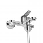 Смеситель для ванны с душем BelBagno Unique хром UNIQUE-VASM-CRM