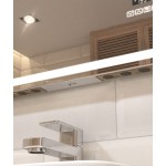 Зеркало Vigo Geometry Media Voice 1000х70 с подсветкой и антизапотевателем 050