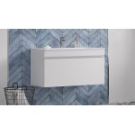 Тумба с раковиной Velvex Pulsus 100 подвесная белый Tp.PUL.PUL.100.1Y/4627173210492