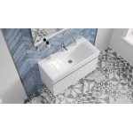 Тумба с раковиной Velvex Pulsus 100 подвесная белый Tp.PUL.PUL.100.1Y/4627173210492