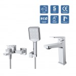 Комплект смесителей Belbagno Ardente хром ARDENTE-VASM/LVM-CRM Комплект смесителей Belbagno Ardente хром ARDENTE-VASM/LVM-CRM