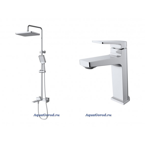 Комплект смесителей Belbagno Ardente хром ARDENTE-VSCM/LVM-CRM Комплект смесителей Belbagno Ardente хром ARDENTE-VSCM/LVM-CRM