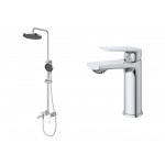 Комплект смесителей Cezares Cоmfort хром COMFORT-CVD/LS-01 Комплект смесителей Cezares Cоmfort хром COMFORT-CVD/LS-01