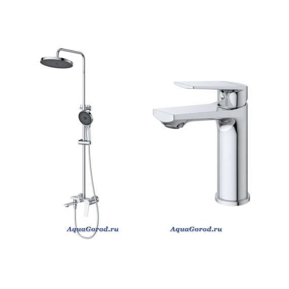 Комплект смесителей Cezares Cоmfort хром COMFORT-CVD/LS-01 Комплект смесителей Cezares Cоmfort хром COMFORT-CVD/LS-01