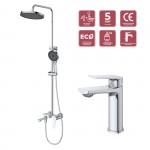 Комплект смесителей Cezares Cоmfort хром COMFORT-CVD/LS-01 Комплект смесителей Cezares Cоmfort хром COMFORT-CVD/LS-01