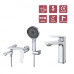 Комплект смесителей Cezares Cоmfort хром COMFORT-CVD/LS-01 Комплект смесителей Cezares Cоmfort хром COMFORT-CVD/LS-01