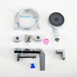 Смеситель для ванны и душа Cezares Comfrot хром COMFORT-VD-01