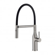 Смеситель кухонный Gappo с гибким изливом хром/черный G4098-25 Смеситель кухонный Gappo с гибким изливом хром/черный G4098-25