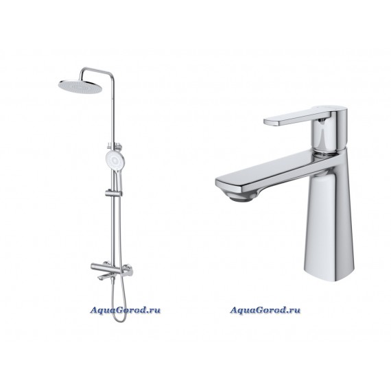 Комплект смесителей Cezares Lux хром LUX-CVD/LS-01 Комплект смесителей Cezares Lux хром LUX-CVD/LS-01