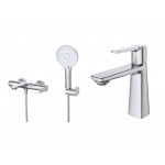 Комплект смесителей Cezares Lux хром LUX-VD/LS-01 Комплект смесителей Cezares Lux хром LUX-VD/LS-01