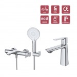 Комплект смесителей Cezares Lux хром LUX-VD/LS-01 Комплект смесителей Cezares Lux хром LUX-VD/LS-01