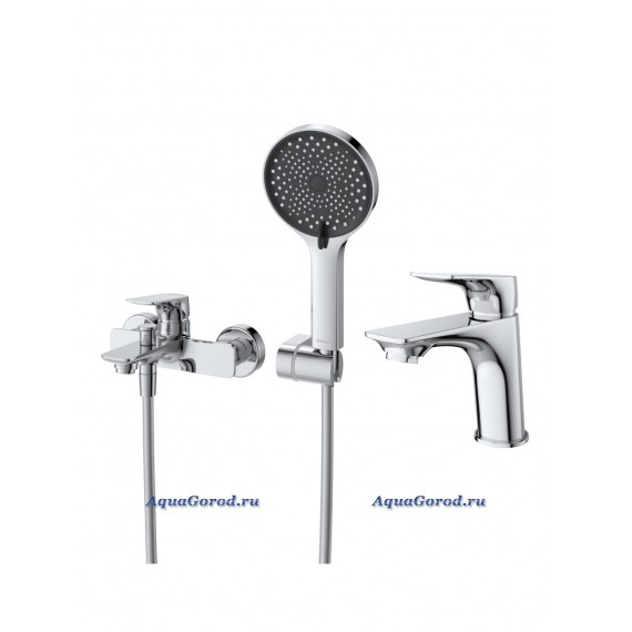 Комплект смесителей Belbagno Marino хром MARINO-VASM/LVM-CRM Комплект смесителей Belbagno Marino хром MARINO-VASM/LVM-CRM