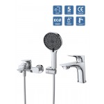 Комплект смесителей Belbagno Marino хром MARINO-VASM/LVM-CRM Комплект смесителей Belbagno Marino хром MARINO-VASM/LVM-CRM