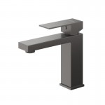 Смеситель Cezares Slider с донным клапаном вороненая сталь SLIDER-LS-GM Смеситель Cezares Slider с донным клапаном вороненая сталь SLIDER-LS-GM