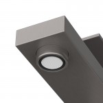 Смеситель Cezares Slider с донным клапаном вороненая сталь SLIDER-LS-GM Смеситель Cezares Slider с донным клапаном вороненая сталь SLIDER-LS-GM