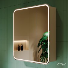 Зеркало-шкаф Alavann Lana 80 с подсветкой ALV0281002