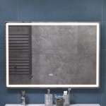 Зеркало Vigo Geometry Luxe 1000х70 с подсветкой и антизапотевателем 211