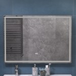 Зеркало Vigo Geometry Luxe 1000х70 с подсветкой и антизапотевателем 211