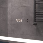 Зеркало Vigo Geometry Luxe 1000х70 с подсветкой и антизапотевателем 211