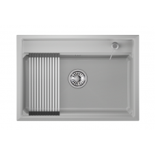 Кухонная мойка GRANULA Kitchen Space 73х51 белый KS-7301 
