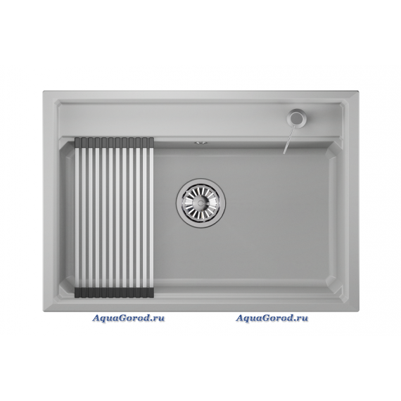 Кухонная мойка GRANULA Kitchen Space 73х51 белый KS-7301 