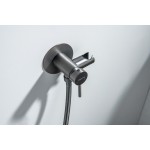 Гигиенический душ Aquatek Европа со смесителем вороненая сталь AQ1021BGM Гигиенический душ Aquatek Европа со смесителем вороненая сталь AQ1021BGM