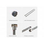 Смеситель Aquatek Европа для раковины вороненая сталь AQ1310BGM  Смеситель Aquatek Европа для раковины вороненая сталь AQ1310BGM