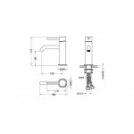 Смеситель Aquatek Европа для раковины вороненая сталь AQ1310BGM  Смеситель Aquatek Европа для раковины вороненая сталь AQ1310BGM