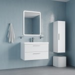 Тумба с раковиной Iddis Slide X подвесная 80 белый SLX80W0i95K