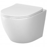 Унитаз подвесной безободковый с быстросъемным сиденьем микролифт Am.Pm Like C801900SC