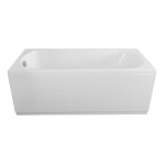 Ванна акриловая Cezares Eco 155x70 белый ECO-155-70-41-W37