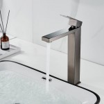 Смеситель для раковины Shevanik оружейная сталь S7011T