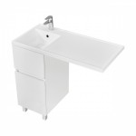 Тумба под раковину AQUATON Лайн 40 под раковину 100 см 1A232201LF010