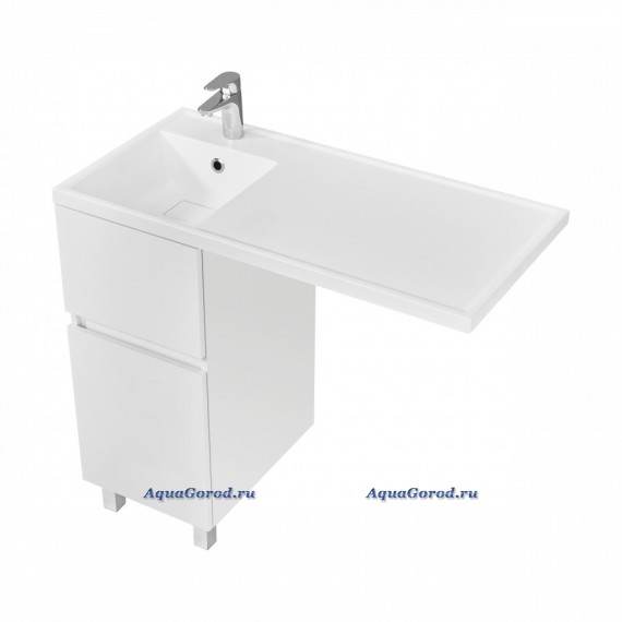 Тумба под раковину AQUATON Лайн 40 под раковину 100 см 1A232201LF010