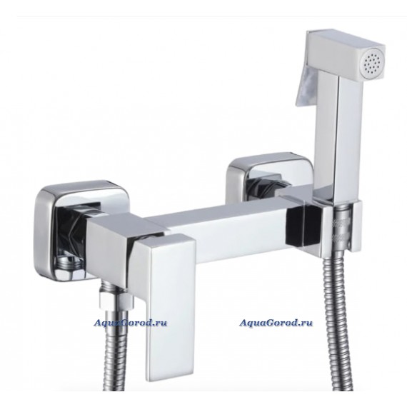 Гигиенический душ D-lin со смесителем хром D180201