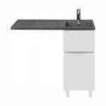 Тумба под раковину AQUATON Лайн 40 под раковину 100 см 1A232201LF010