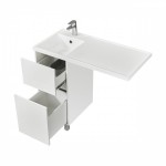 Тумба под раковину AQUATON Лайн 40 под раковину 100 см 1A232201LF010