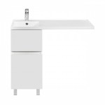 Тумба под раковину AQUATON Лайн 40 под раковину 100 см 1A232201LF010