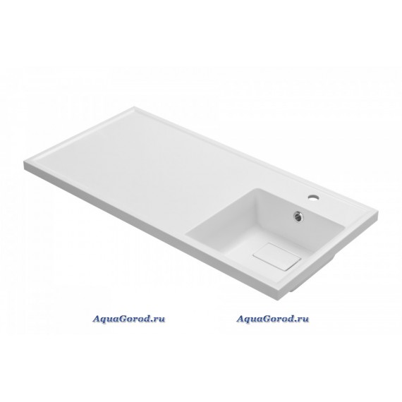 Раковина AQUATON Лайн 1000 белая правая 1A72073KLF010 