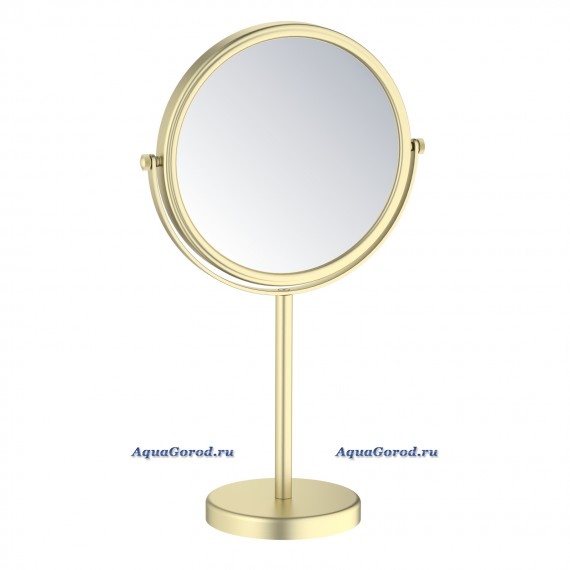 Зеркало настольное Timo Saona двухстороннее золото матовое 13274/17 